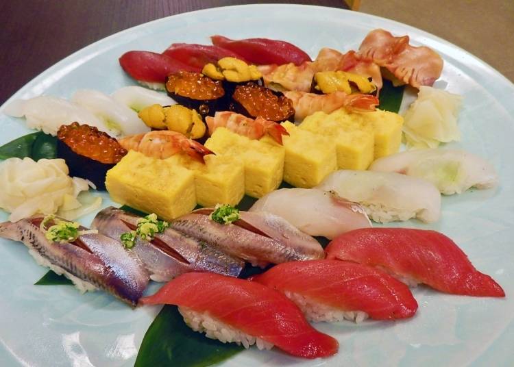 1. Sushiwaka: Sushi