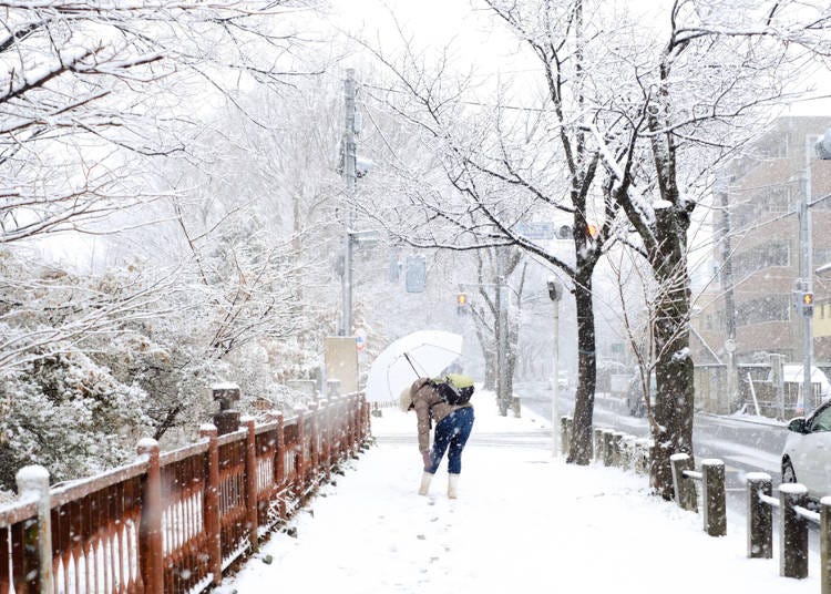 下雪天真的要外出的話該小心哪些地方？