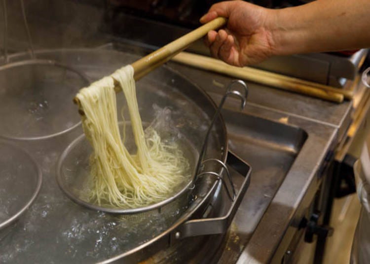 ▲ “I just want to make the world's best noodles, more delicious than soba or pasta,” says Iida modestly.