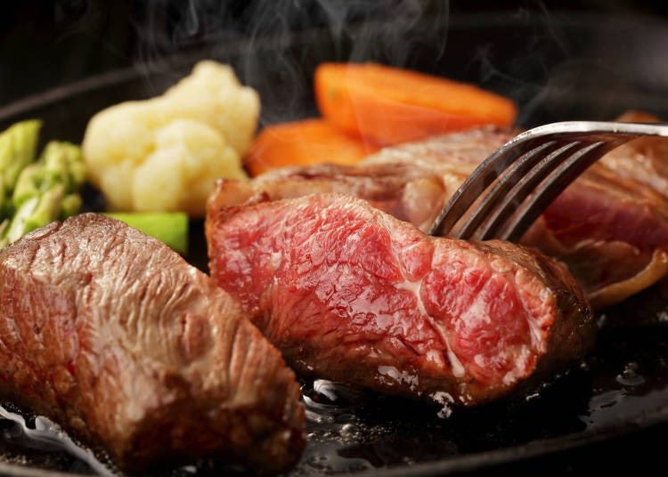 Rare steak is a work of art!