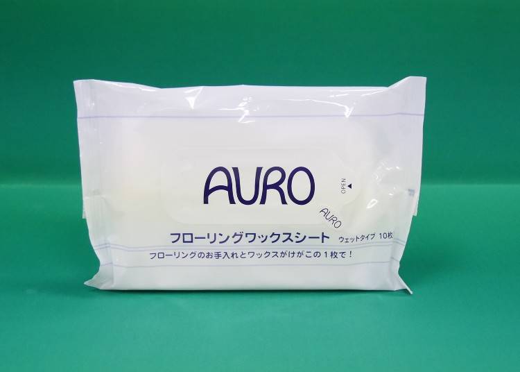 ▲日本製：AURO JAPAN/486日幣(含稅)/10片裝: 擦拭布大小 200mm×300mm