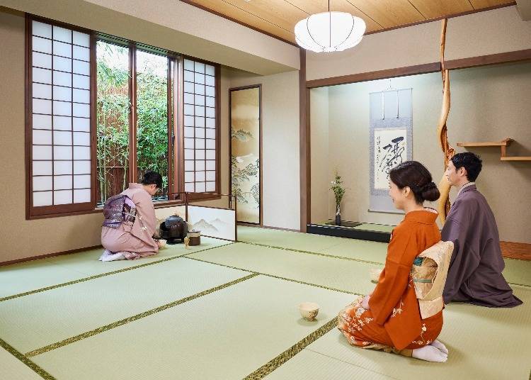Pengalaman Upacara Teh dengan Kimono di Tokyo