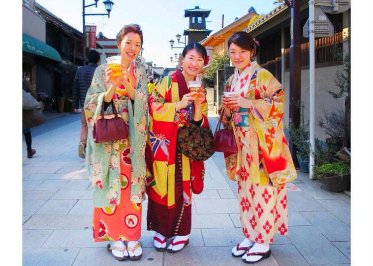 5. kimonoya沙羅：可以盡情享受從正統的和服到種類豐富的日式傳統服飾