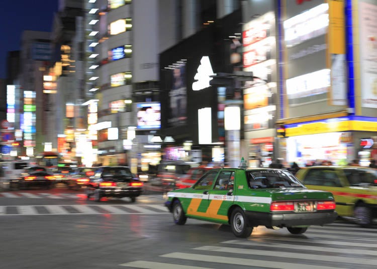 日本のタクシーは安心で最高のサービス！