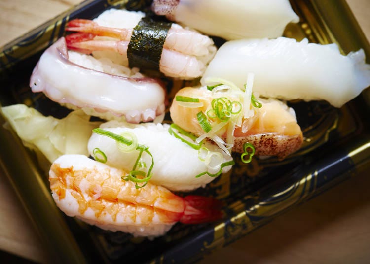 スーパーのお寿司でもおいしい！