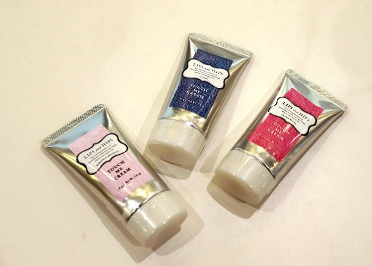 LIPS and HIPS Touch Me Cream (50g), 1,000 yen (tax excluded)