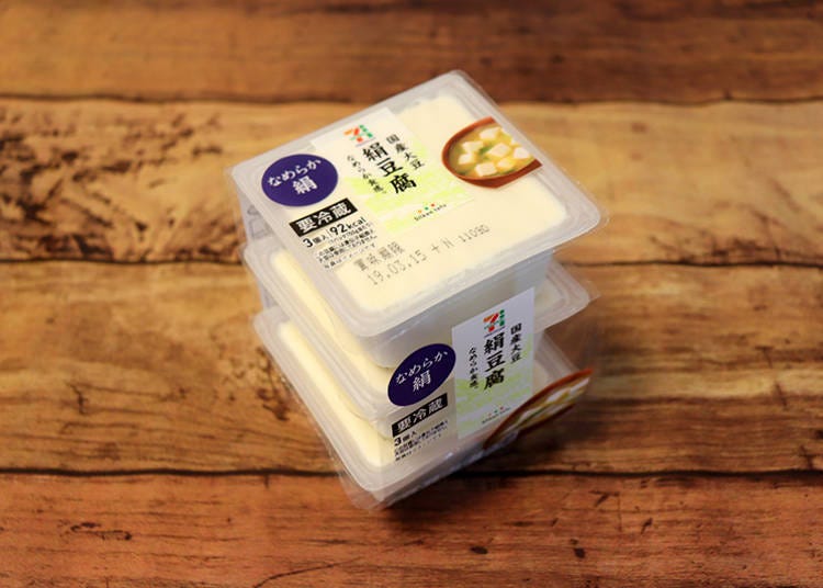 「國產大豆 絹豆腐」3盒裝108日圓