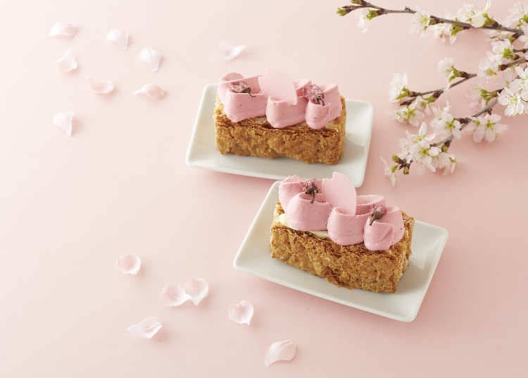 "Sakura Mille-Feuille" for 648 yen per piece (tax included)
