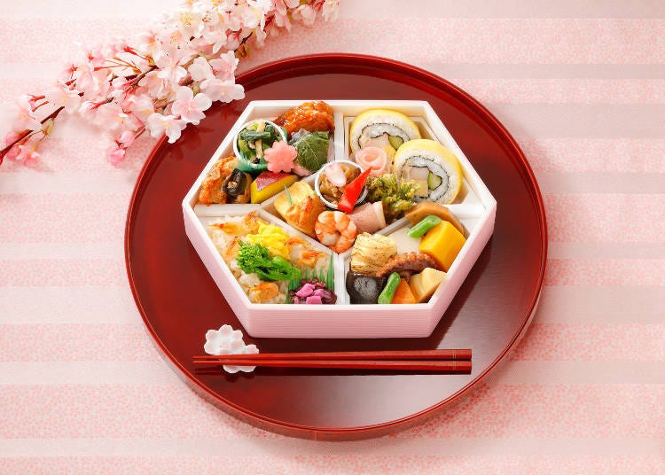 Seasonal Set Meal "Hana no Tayori" for 2,484 yen (tax included) *Only until Tuesday, April 9, 2019