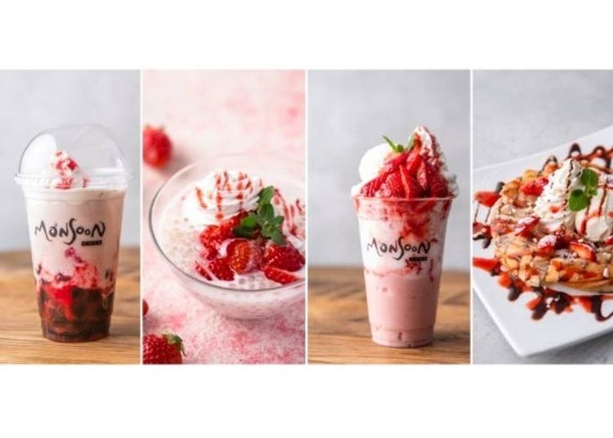 春季限定 日本monsoon Cafe草莓祭開跑 各種亞洲風味草莓甜點齊聚一堂 Live Japan 日本旅遊 文化體驗導覽