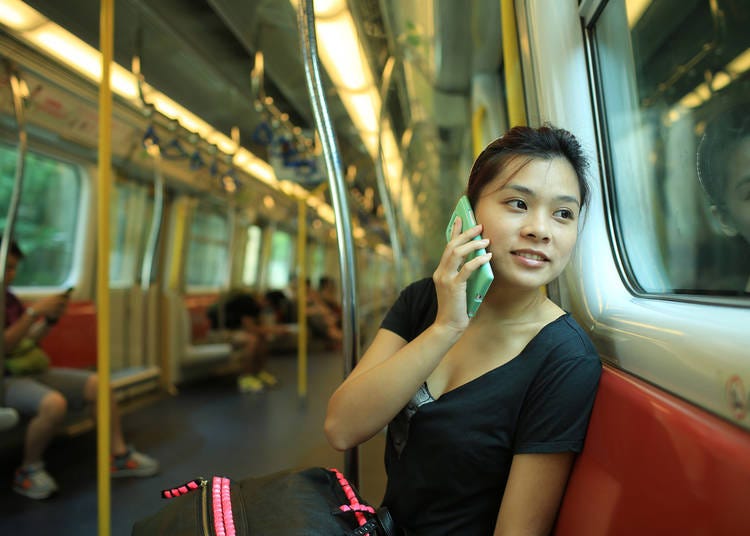 9 – No talking on phones on trains