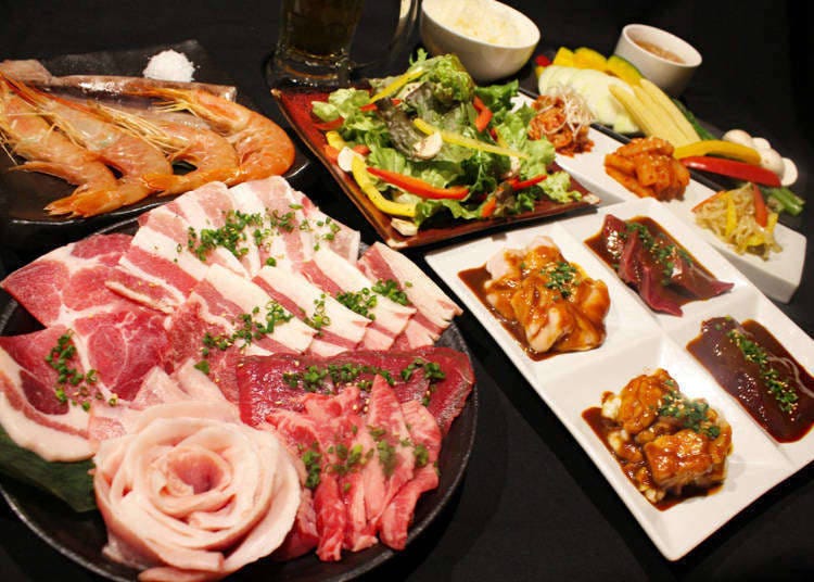 3. Walk up a hunger - then chow down at one of Shibuya's buffet restaurants!