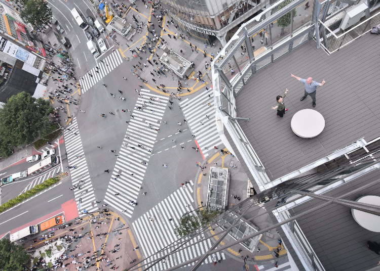 11. ‘Swim’ in the Shibuya Scramble Crossing and watch the hypnotic movement of people