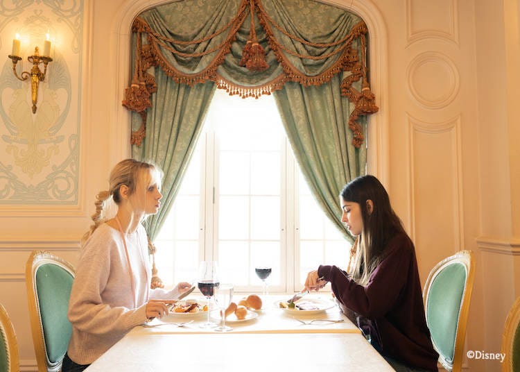 The historic dining rooms are home to a rotating seasonal menu with an extensive wine list.