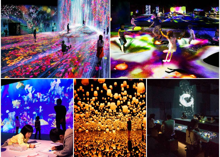 teamLab Exhibition view of MORI Building DIGITAL ART MUSEUM teamLab Borderless, 2018, Odaiba, Tokyo © teamLab