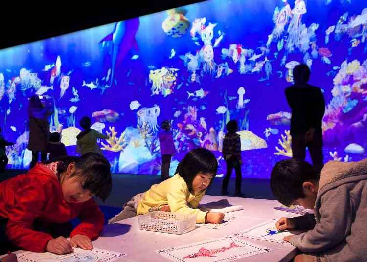 7: Watch your pictures swim in the Sketch Aquarium! It’s popular with kids!