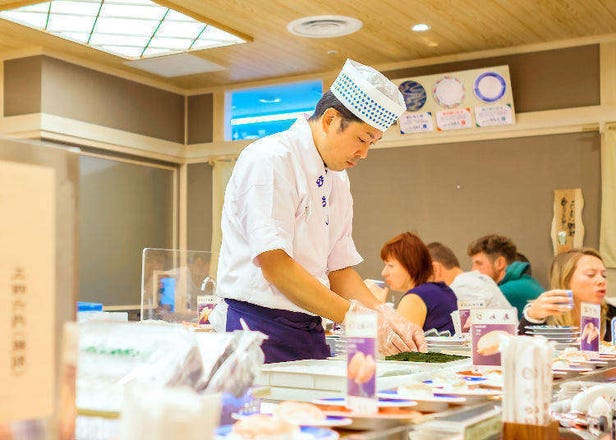 일본 음식점에서 관광객 대응을 위해 실시하고 있는 서비스.