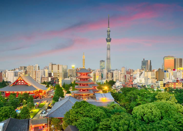 Day 2, Stop 1: Head to Tokyo's Asakusa area for good luck