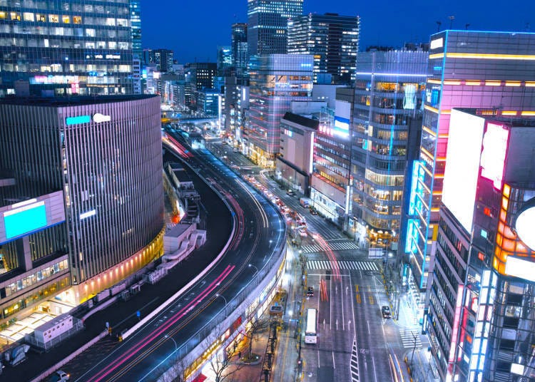 วันที่ 1 จุดที่ 2: เดินเล่นบนถนนสุดชิคของกินซ่า หนึ่งในย่านหรูที่สุดของโตเกียว