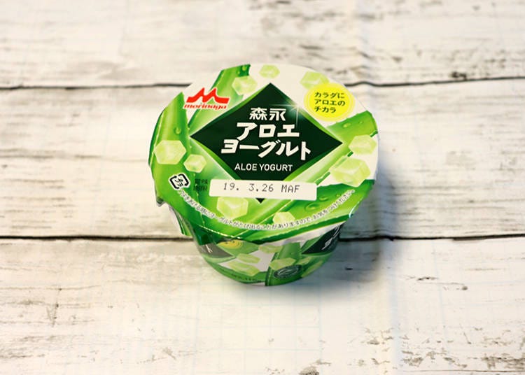 Morinaga aloe yogurt (125 yen, without tax)