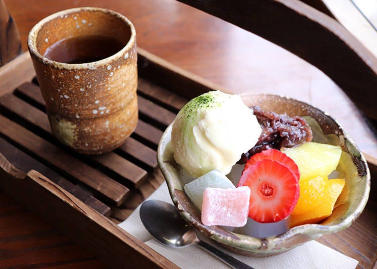 「クリームあんみつ」600円(税込)