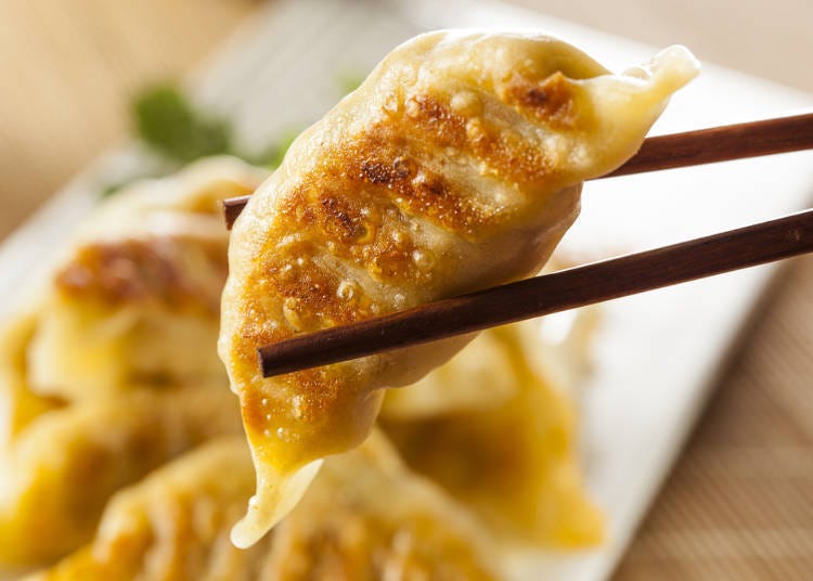 Gyoza a side dish!? The dough wrapping is totally different!