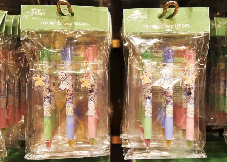 Ball pens (3 pack): 1300 yen / *Photo: LIVE JAPAN