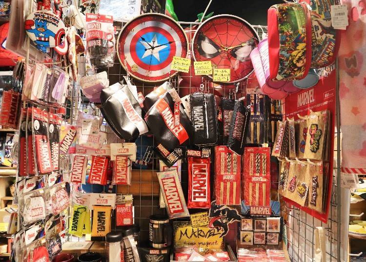 American comic goods, despite being in Japan, are mysteriously popular