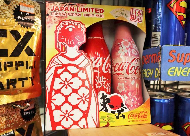 以澀谷及櫻花為設計的可樂組（不含稅333日圓）