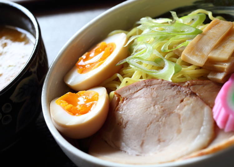 Add some standard ramen toppings: Char siu, Menma, Aji-tama