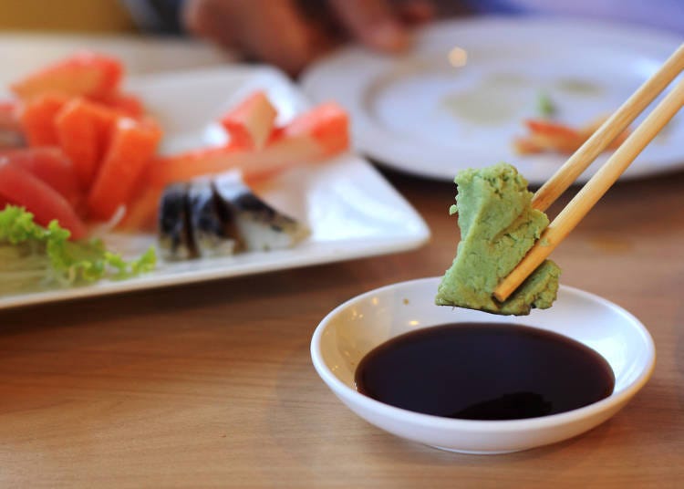 And what goes great with sashimi? Wasabi! How popular is the spicy side?