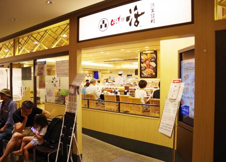 人気の理由２：行列の寿司店にアイドルショップ…話題店が勢ぞろい
