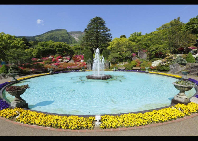 箱根一日遊行程⑤日本第一座法式花園「強羅公園」