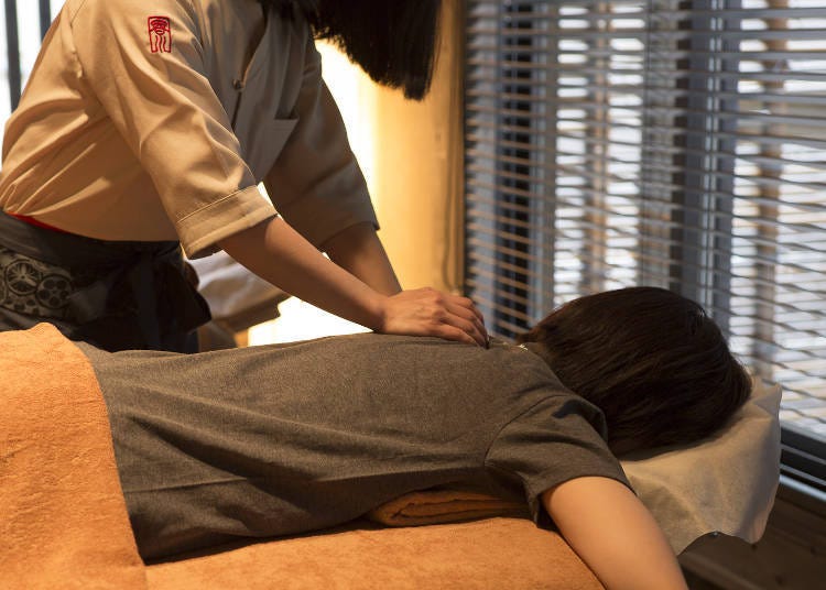 A relaxing massage