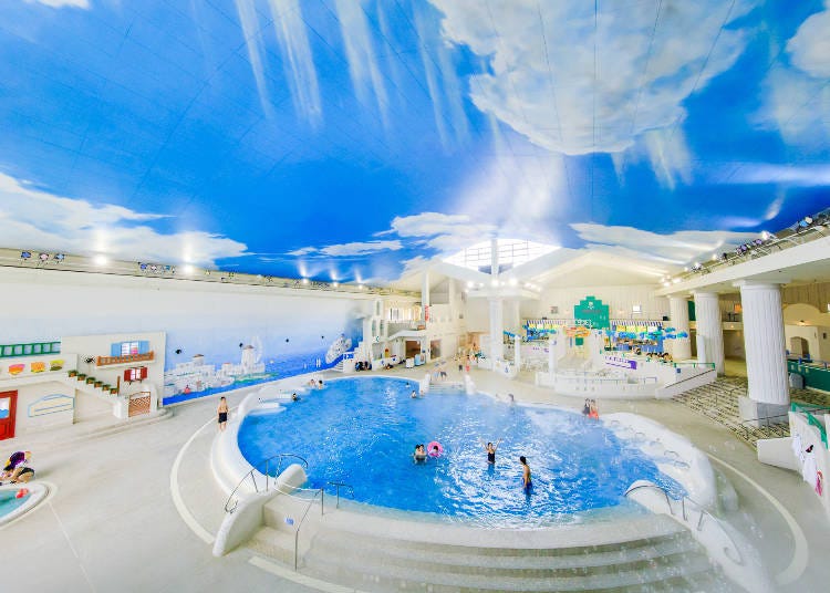 在箱根能夠穿著泳衣入浴的溫泉、SPA恐怕就只有YUNESSUN了!