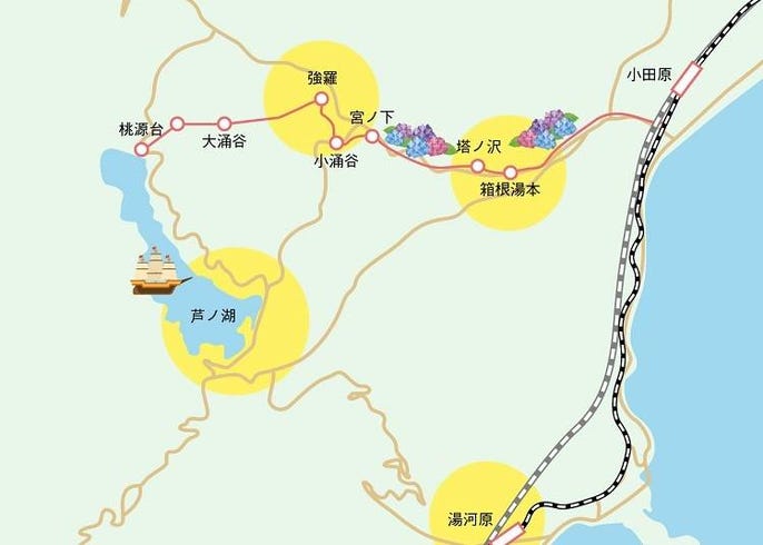 箱根の人気観光スポット12選 絶対に行きたいおすすめはここ 主要エリアのイラスト地図付き Live Japan 日本の旅行 観光 体験ガイド
