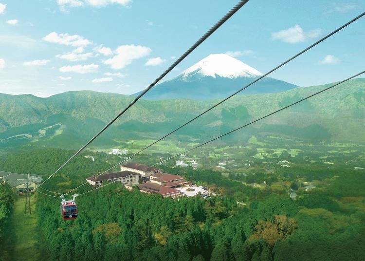 富士山を望む絶景露天風呂を楽しむ「ホテルグリーンプラザ箱根」