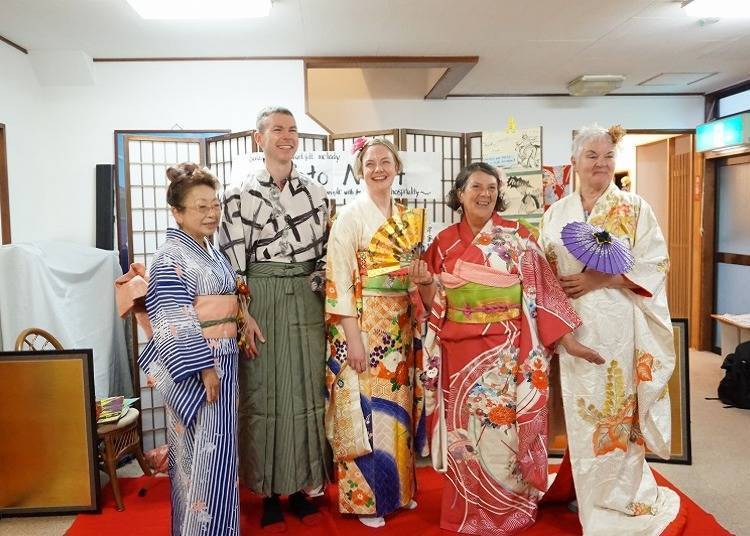 Experience the art of wearing a kimono
