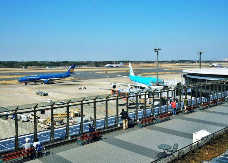 나리타 공항 전망대와 견학이 가능한 데크에서 공항 풍경을 즐겨 보자!