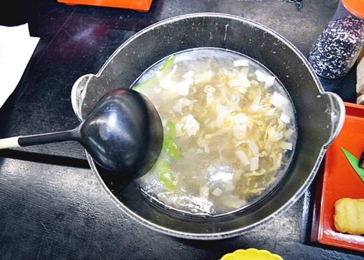 湯葉のスープ
