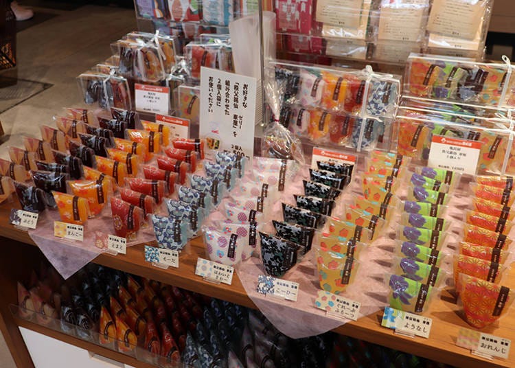 ■パッケージの和柄が集めたくなる可愛らしさ「秩父銘仙ゼリー」