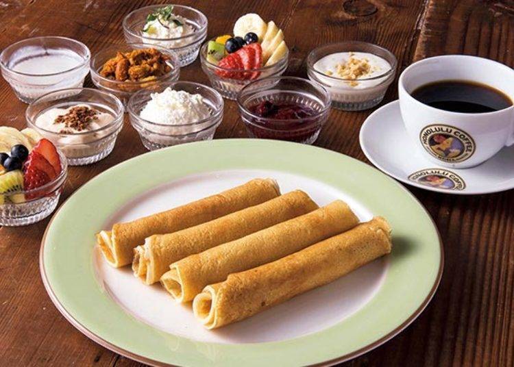 "Hawaiian Select Roll Pancakes" - 1,620 yen