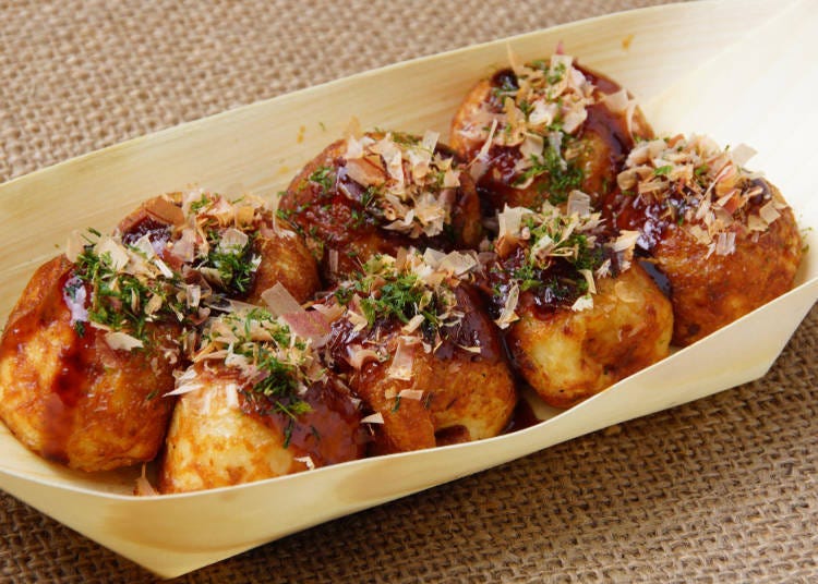 Takoyaki (Octopus Dumpling): It's so popular but I just can't handle it