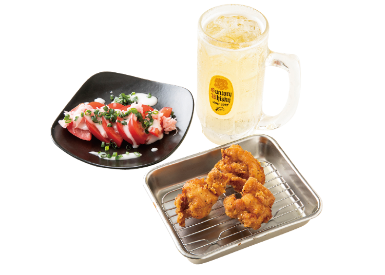 Summer Hot Set from Tokyo Karaage Bal, located in KITTE GRANCHÉ (\999, Limited to 10 servings a day)