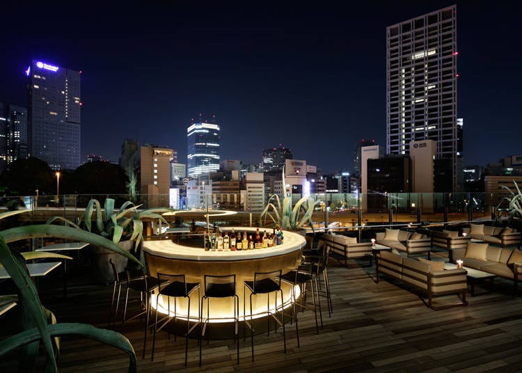 6．東京の夜景を一望できるラグジュアリーなビアガーデン【NoMad Grill Lounge／恵比寿】