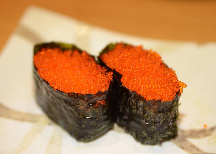 3. Fish eggs are edible!? Shocking variety of Sushi