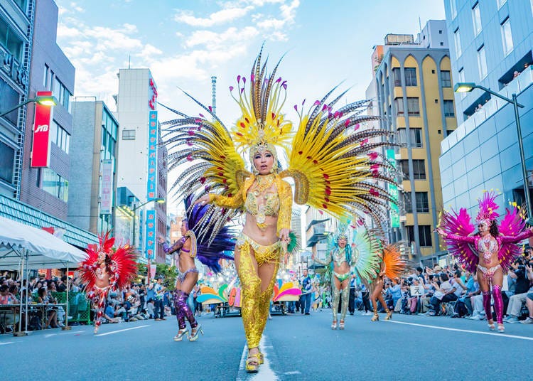 Photo provided by Asakusa Samba Carnival Executive Committee