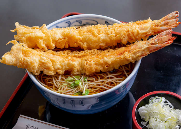 尾張屋の天ぷらデカ盛り蕎麦は絶対におすすめ！浅草の老舗名物グルメを食べてきた