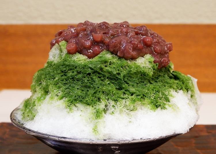 日本の甘味を味わう「特選宇治金時かき氷」
