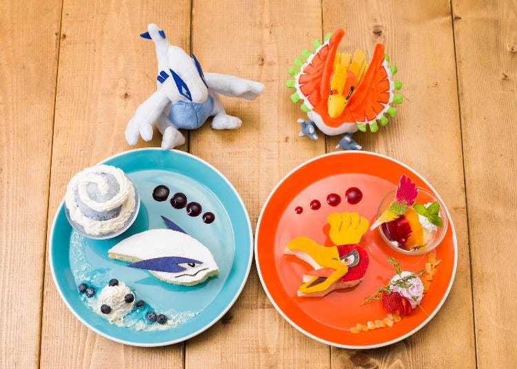 Lugia and Ho-Oh make their first appearance at the Pokémon Café!